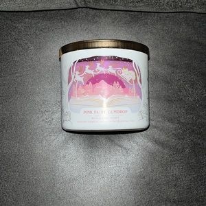 Pink fairy gumdrop candle